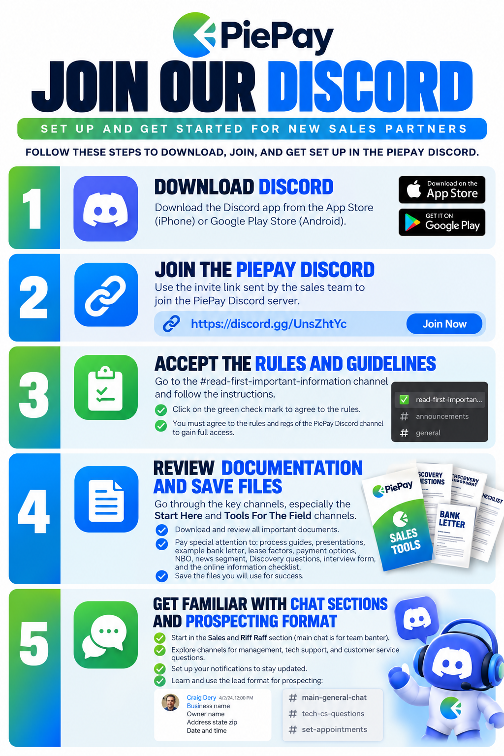 PiePay Discord Onboarding Guide